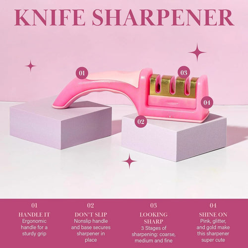 3-Stage Professional Kitchen Knife Sharpener