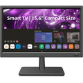 Feihe 15.6 Inch Small Smart TV HD 1080P LED, Flat Screen Smart Television with ATSC Tuner/HDMI/USB/AV for Kitchen