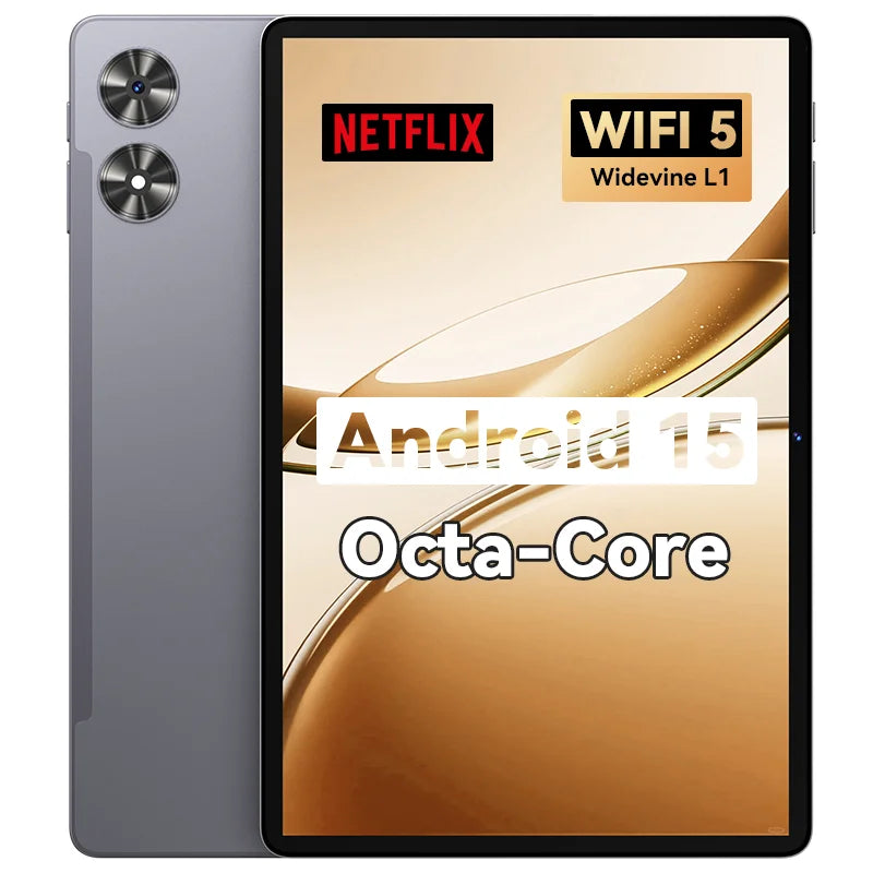 2026 Android 16 Tablet; 11 Inch 90Hz HD IPS Screen, Unisoc T7250 Octa-Core Processor, 4GB Physical RAM + 16GB Virtual RAM 128GB ROM 1TB Expandable, 8800mAh Battery 2.4GHz 5GHz Dual Band WiFi 5 Bluetooth 5.0 GPS Widevine L1