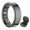 R09 Smart Ring ,Heart Rate Blood Oxygen Sleep Monitor w/ Charging Case
