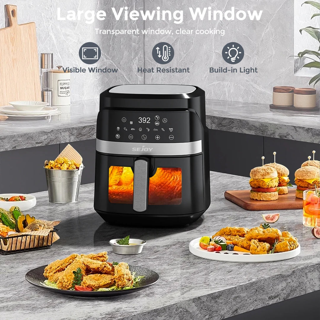 Sejoy 8-in-1,6 Quart Air Fryer