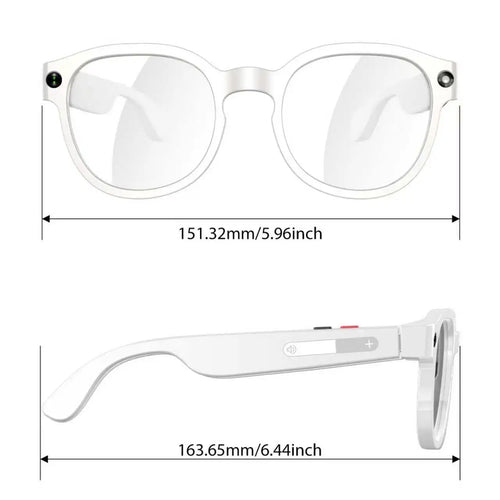 AI glasses, dual cameras, 2 million pixels, with three lenses, wireless smart glasses, hunting glasses, video glasses, AI shooting glasses, cycling glasses, sports camera, long battery life, high sound quality, touch voice