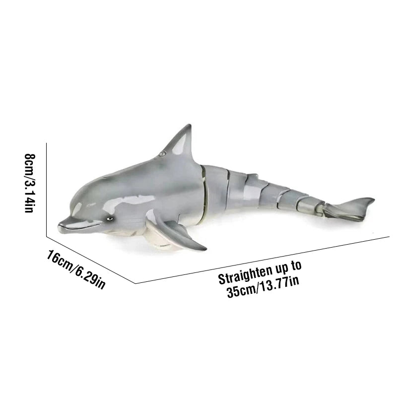 Remote Control Robot Dolphins Spray Water Toy