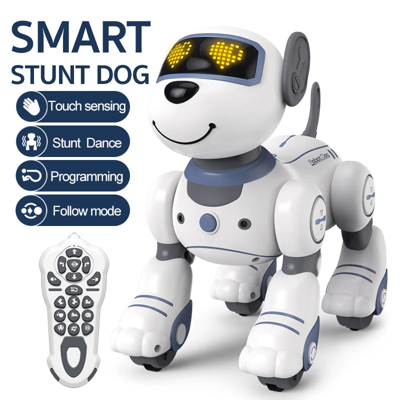 Robot Stunt Dog Voice Command Programmable Touch-sense Music