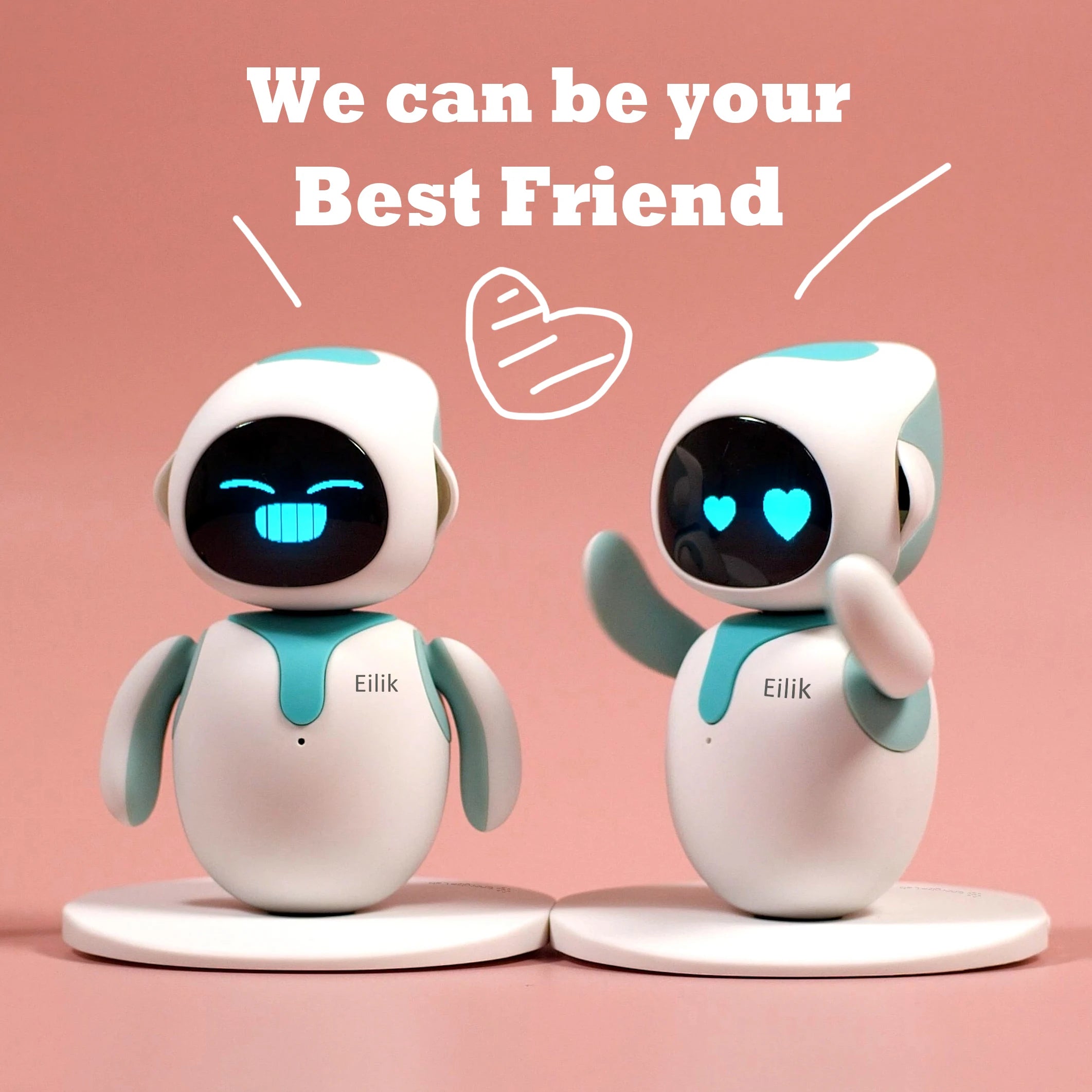 Eilik - Cute Robot Pets Toy with Abundant Emotions