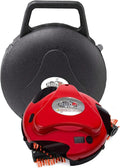 Automatic Grill Cleaning Robot , Cordless Rechargeable Grill Scrubber for Outdoor Grills (Red with Case)
