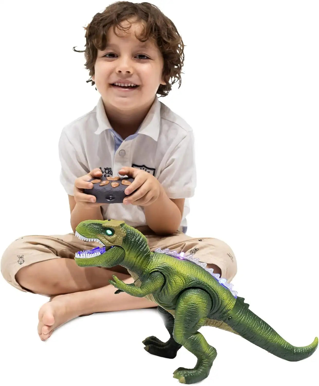 Joyfy Remote Control Walking T Rex Dinosaur Robot Toy