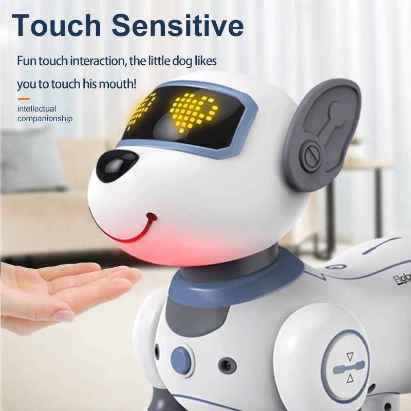 Robot Stunt Dog Voice Command Programmable Touch-sense Music