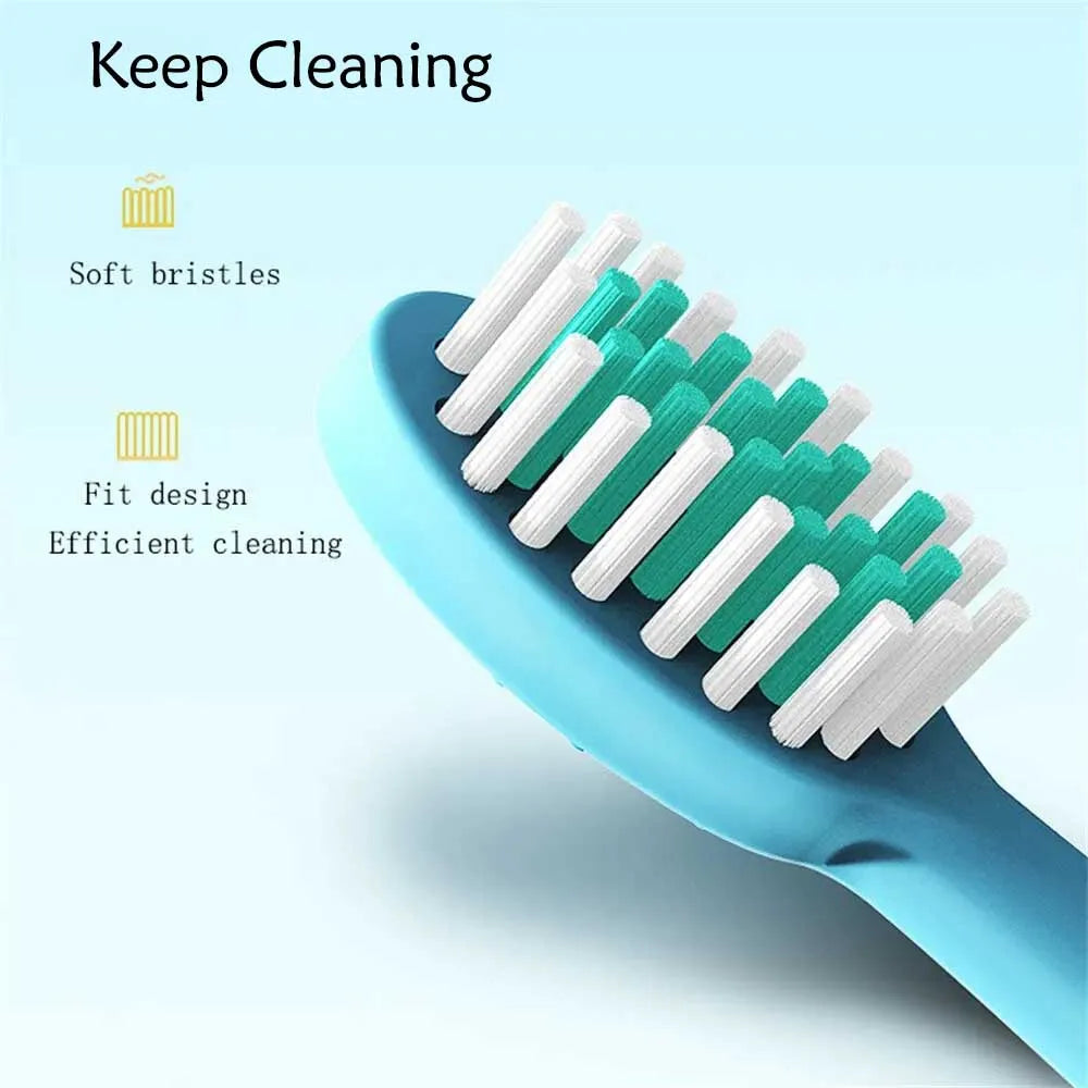 Children Rechargeable Sonic Toothbrush  With Replacement Head