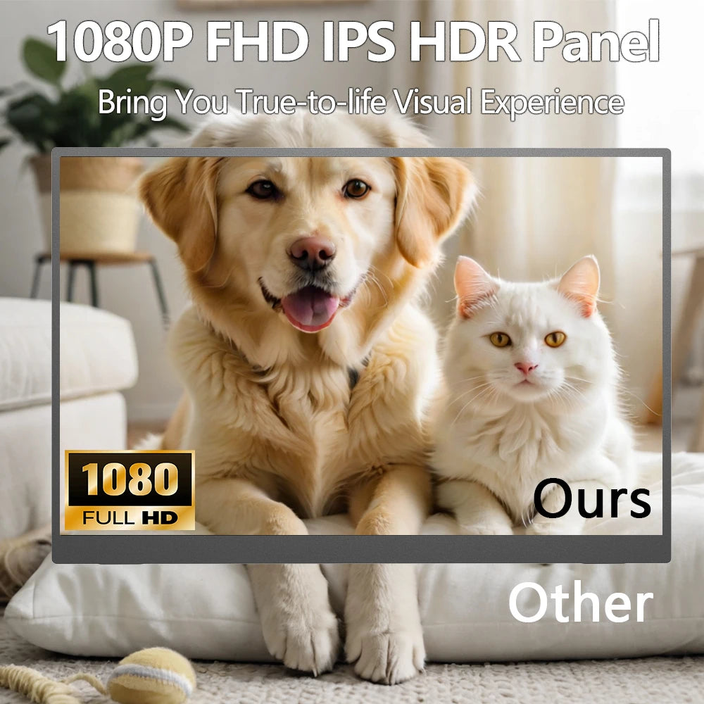 Portable Monitor 15.6 Inch 1080P