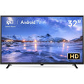 FPD 32 Inch Smart TV, HD Android TV with HDR 10, Google Play & Cast, WiFi Television for Streaming Live